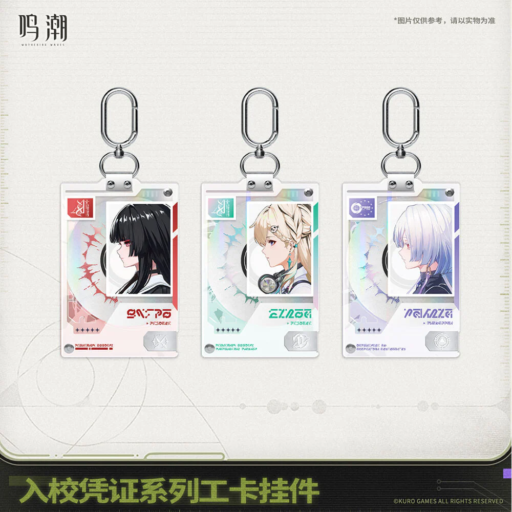Entry Permit Series ID Card Keychain