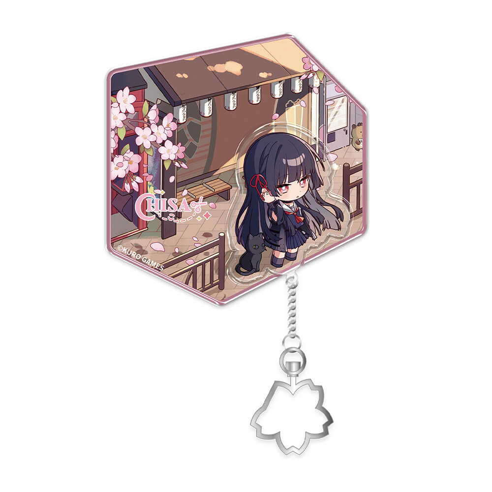 Resonator Themed Chibi Chisa Acrylic Fridge Magnet - Image 7